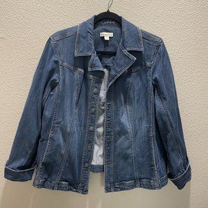 Coldwater Creek Blue Denim Jacket W18